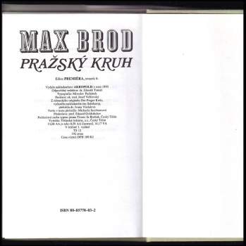 Max Brod: Pražský kruh