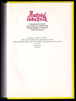 Jiří Morava: Pražský labužník