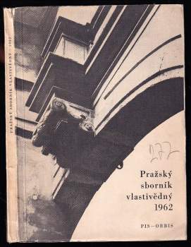 Pražský sborník vlastivědný 1962