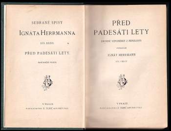 Ignát Herrmann: Před padesáti lety