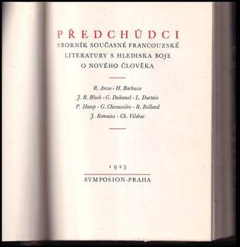 Henri Barbusse: Předchůdci