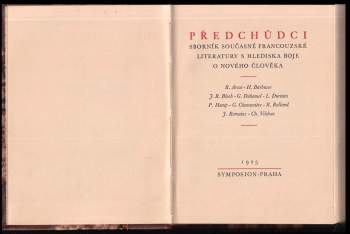 Henri Barbusse: Předchůdci