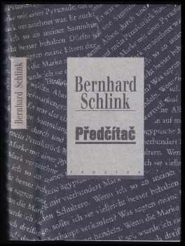 Bernhard Schlink: Předčítač