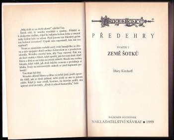 Mary L Kirchoff: Předehry 2 - Země šotků