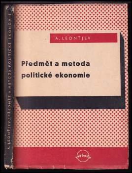 Předmět a metoda politické ekonomie
