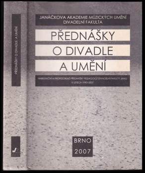 Přednášky o divadle a umění