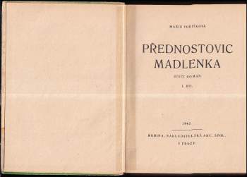 Marie Voříšková: Přednostovic Madlenka