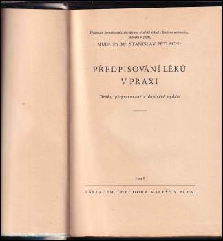 Stanislav Petlach: Předpisování léků v praxi
