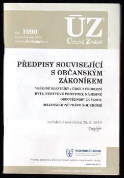 Předpisy související s občanským zákoníkem
