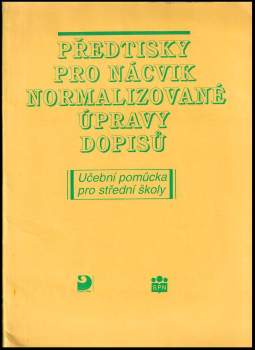 Předtisky pro nácvik normalizované úpravy dopisů
