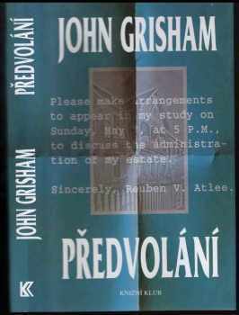 Předvolání - John Grisham (2008, Knižní klub) - ID: 1253835