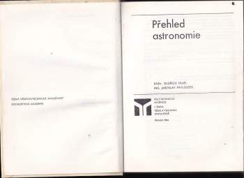 Oldřich Hlad: Přehled astronomie