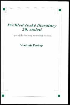 Čítanka k Přehledu české literatury 20. století