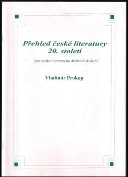Přehled české literatury 20. století