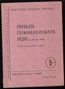 Přehled československých dějin (do 28. října 1945)