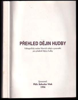 Přehled dějin hudby