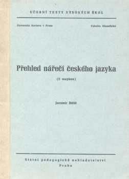 Přehled nářečí českého jazyka (s mapkou)