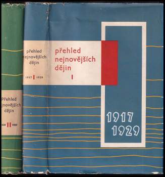 Přehled nejnovějších dějin 1929-1939