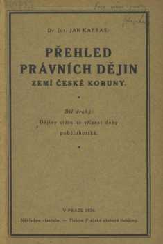 Přehled právních dějin zemí české koruny