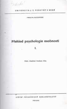 Přehled psychologie osobnosti