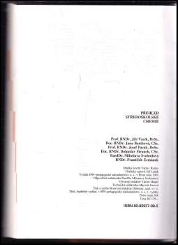 František Zemánek: Přehled středoškolské chemie