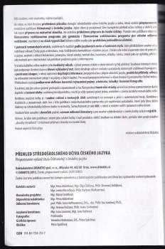 Petra Adámková: Přehled středoškolského učiva českého jazyka