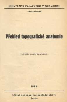 Přehled topografické anatomie