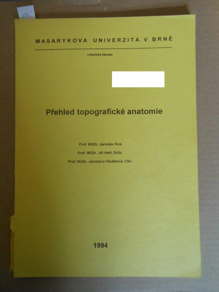 Přehled topografické anatomie
