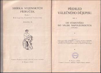 Emil Otruba: Přehled válečného dějepisu