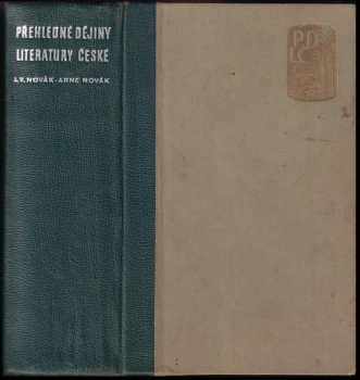 Přehledné dějiny literatury české