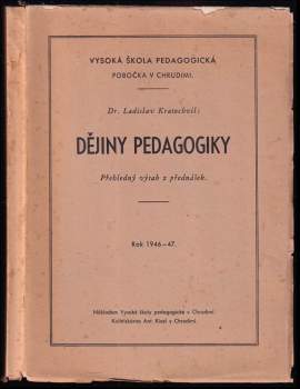 Přehledné dějiny pedagogiky