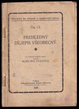 Přehledný dějepis všeobecný