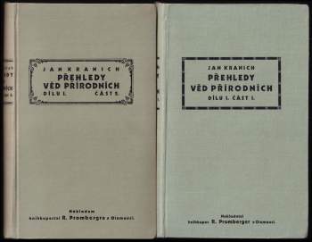 Jan Kranich: Přehledy věd přírodních: Díl 1-2 (Tělověda. Zoologie. Botanika; Mineralogie)