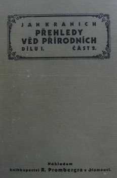 Jan Kranich: Přehledy věd přírodních