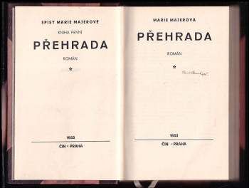 Marie Majerová: Přehrada