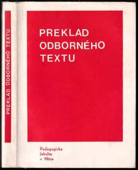 Preklad odborného textu