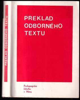 Preklad odborného textu