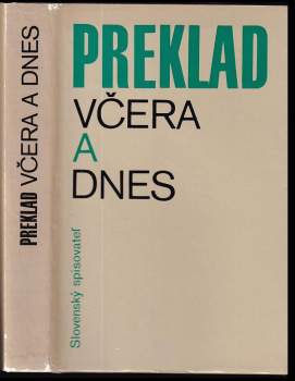 Preklad včera a dnes