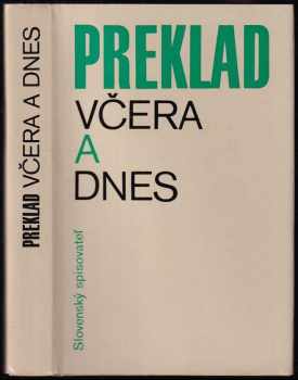Preklad včera a dnes