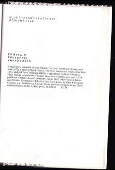 Ed McBain: Překupník ; Vrahův žold