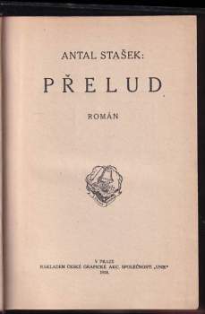 Antal Stašek: Přelud