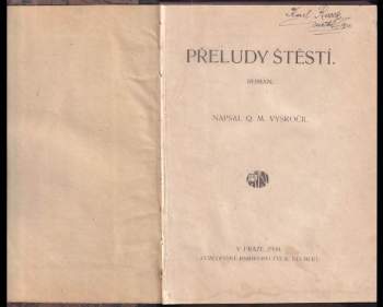 Quido Maria Vyskočil: Přeludy štěstí