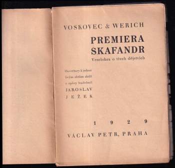 Jan Werich: Premiera Skafandr