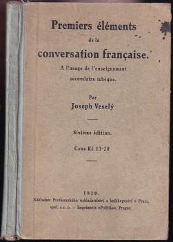 Premiers éléments de la conversation française