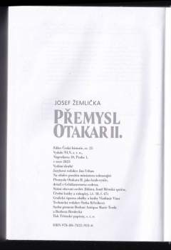 Josef Žemlička: Přemysl Otakar II