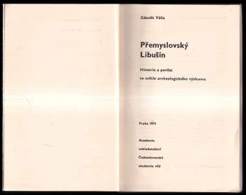 Zdeněk Váňa: Přemyslovský Libušín
