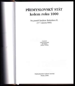 Přemyslovský stát kolem roku 1000