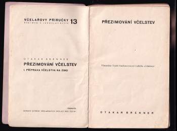 Otakar Brenner: Přezimování včelstev