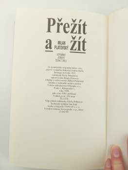 Milan Platovský: Přežít a žít