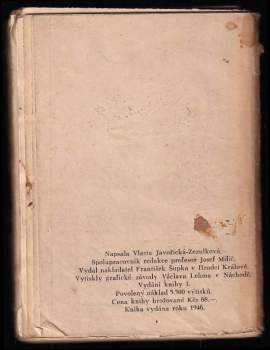 Vlasta Javořická: Při západu slunce